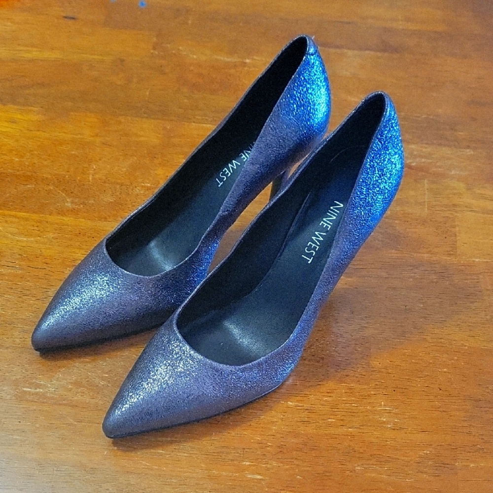 Nine West Women's Blue Heels